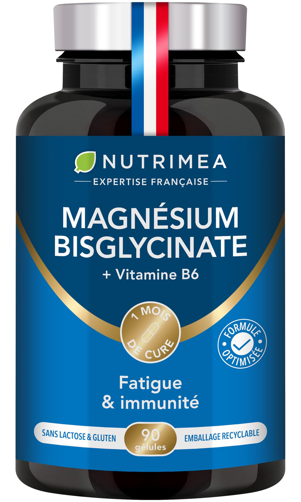 Magnésium Marin et Vitamine B6 120 gélules Nutrimea